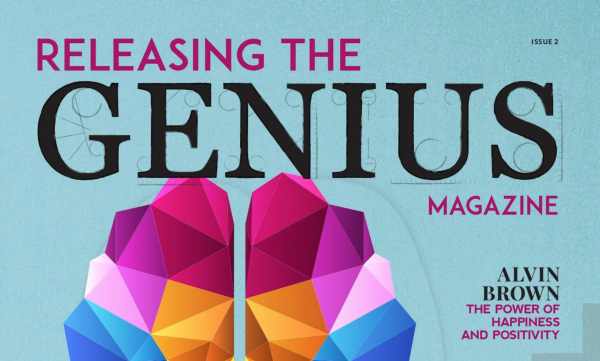 Screenshot of cover for Releasing the Genius Magazine